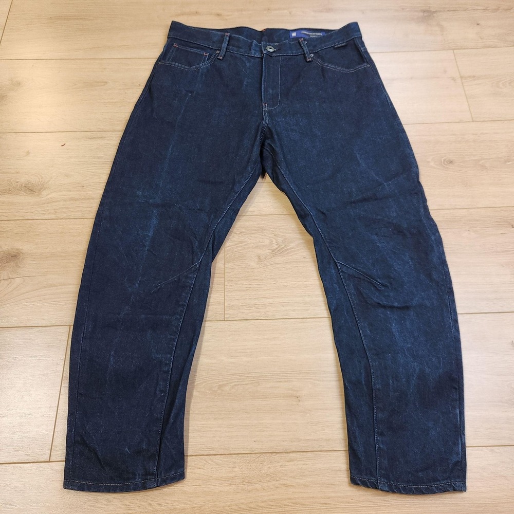 G-Star RAW Arc 3D Boyfriend Jeans Womens 28x30 Dark Blue Mid Rise Relaxed Denim